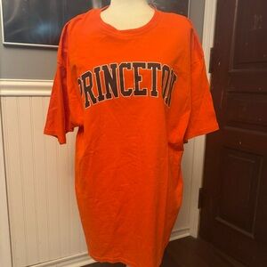 Princeton University Champion Orange Tshirt Size 2XL Collegiate